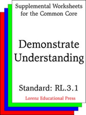 cover image of CCSS RL.3.1 Demonstrate Understanding